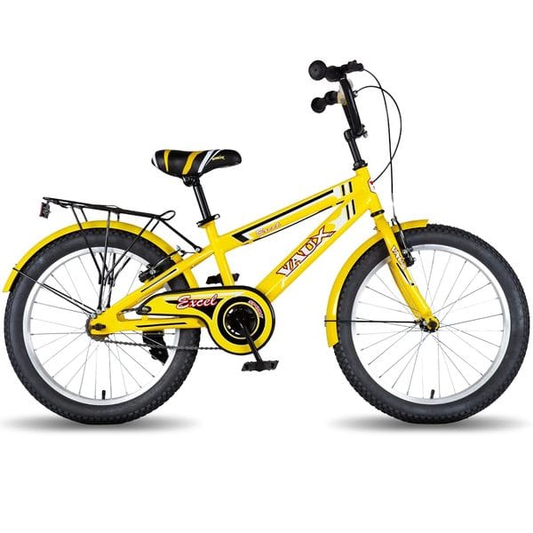 Vaux Bicycle for Kids – Excel 20T / Inches Kids Bicycle for Boys (Yellow)