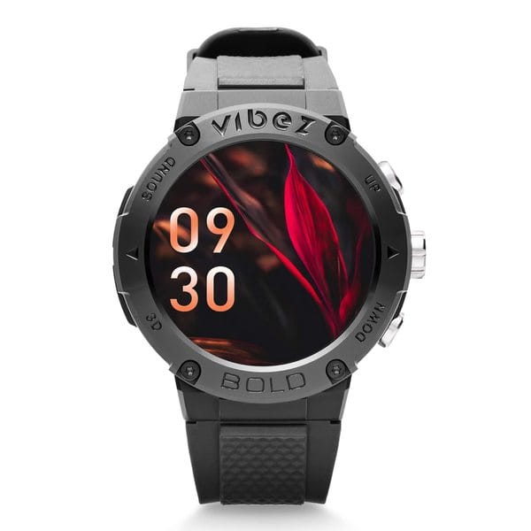 Vibez by Lifelong Bold Smartwatch For Men Bluetooth Calling 1.32″ HD Display|24×7 Heart Rate & SpO2 Tracking|Sports Mode|Sleep Monitor|IP67|7 days Battery (VBSWM999, Black)