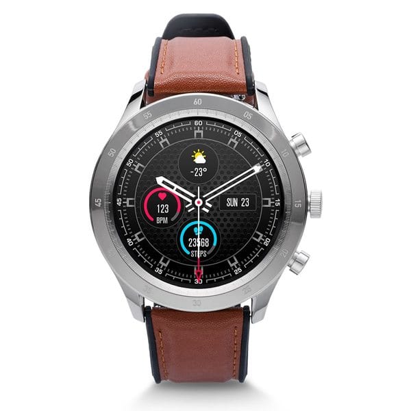 Vibez by Lifelong Urbane Smartwatch with 3D UI 1.32″HD Display|24×7 Heart Rate & Blood Oxygen Tracking|8 Sports Mode|Sleep Monitor|IP67 Waterproof|7 days Battery Backup(VBSWM36, Silver)
