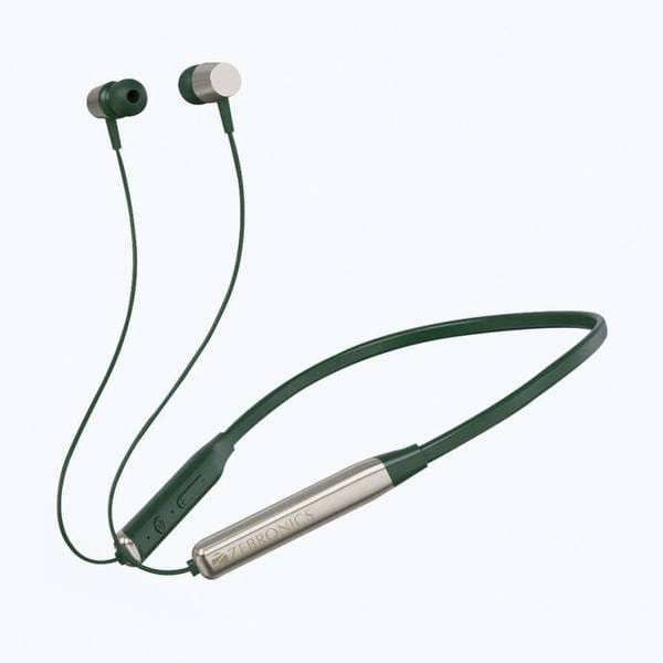 Zebronics Lark Bluetooth Neckband (Green)