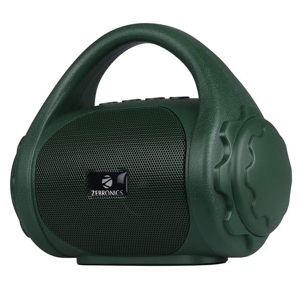 Zebronics Portable Bluetooth Speaker (County Green)