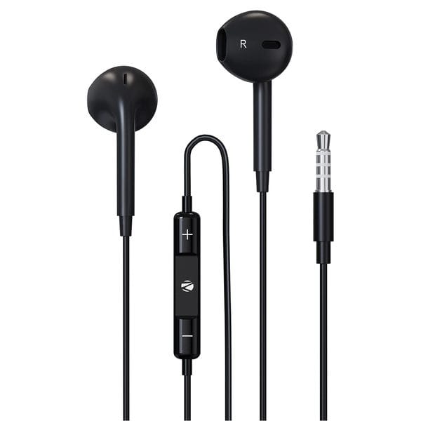 ZEBRONICS ZEB-BUDS 30 Stereo Wired In Ear Earphones Wired Headset (Black)