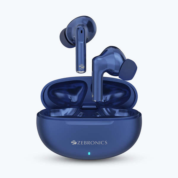 Zebronics Zeb Chime Wireless Earebuds 30Hrs Backup Blue