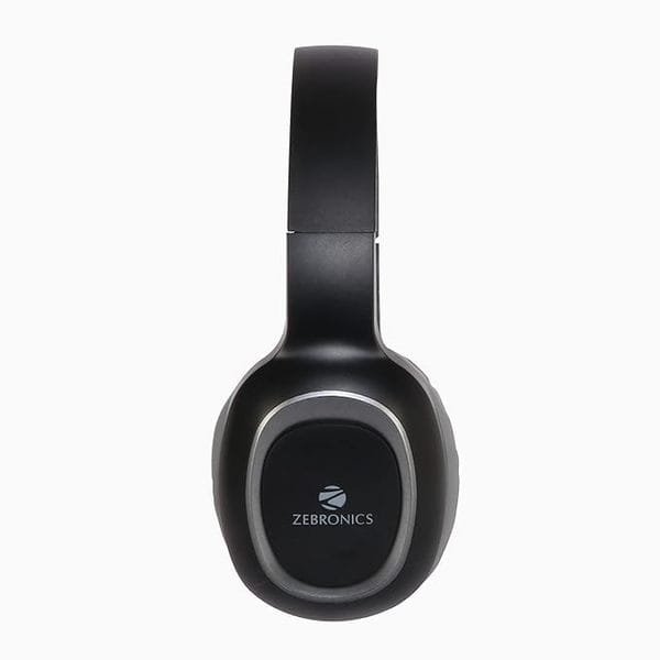 Zebronics Zeb-Paradise Bluetooth Wired Over Ear Headphones With Mic Black