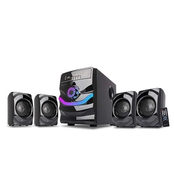 Zebronics ZEB-RAINBOW Made in India Wireless Bluetooth Multimedia Speaker With Supporting SD Card, USB, AUX, FM, Remote Control & RGB Lighting. (60 Watt, 4.1 Channel)