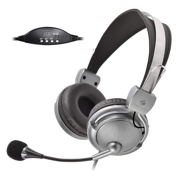 ZEBRONICS Zeb-Supreme USB Wired Headphone-Black